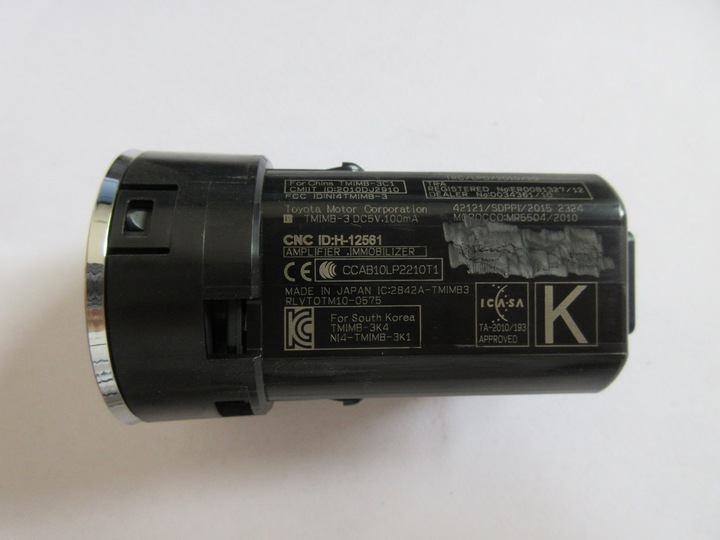 фото №2, Rav4 iv гібрид перемикач кнопка старт сплав