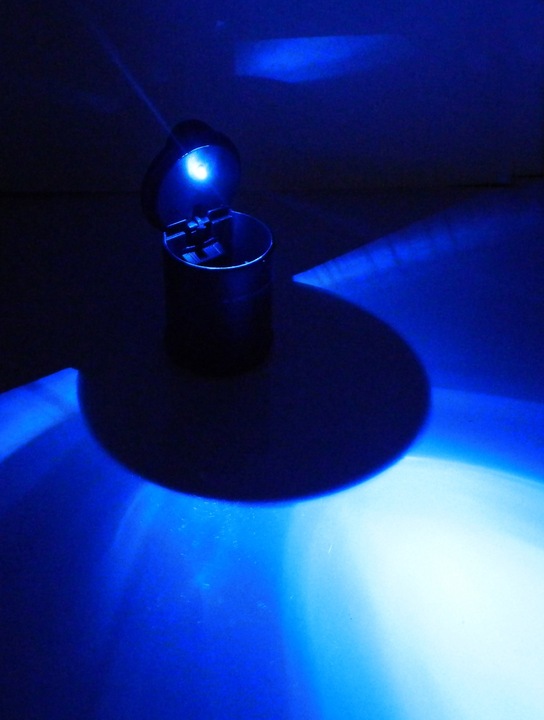 фото №11, Попільничка автомобільна з освітлення led чашка