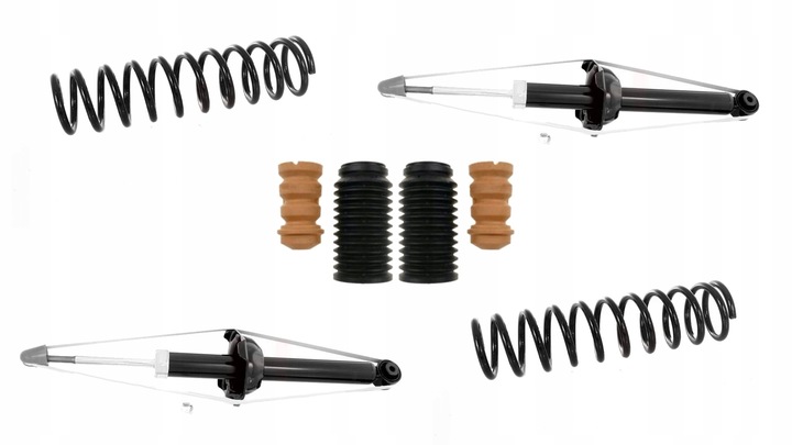 фото №1, Амортизаторы пружины зад honda crv 1995-2002 +osl