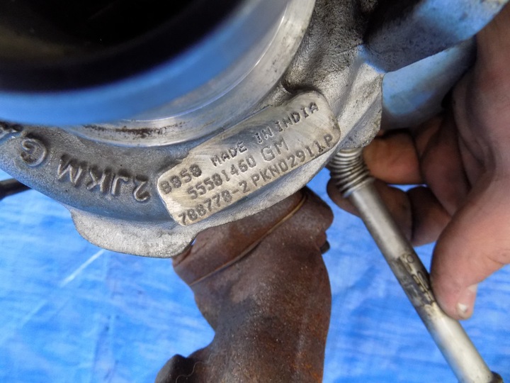 фото №3, Турбонагнетатель коллектор zafira c 2.0cdti 130km