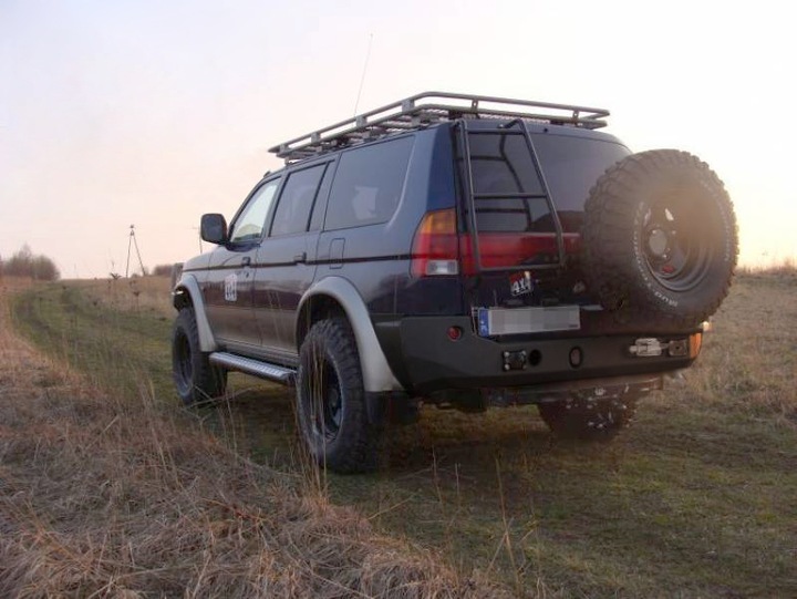 фото №12, Бампер зад задний mitsubishi pajero sport стальной