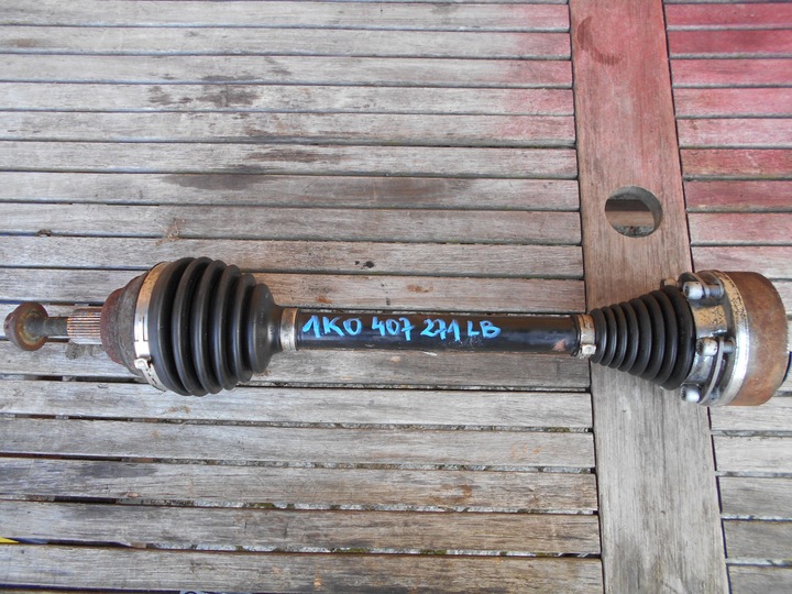 фото №1, Полуось левая передняя vw audi 1k0407271lb
