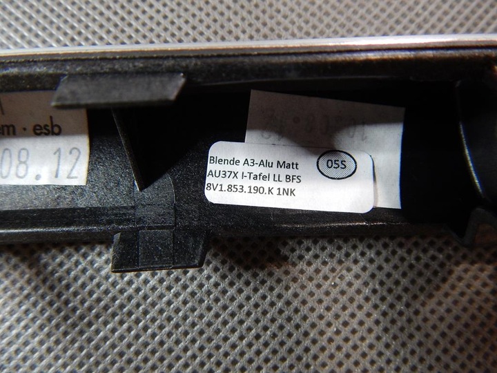 фото №8, Audi a3 s3 8v планки декоративный alu mat 8v1853190