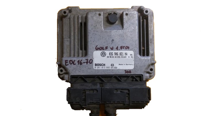 фото №1, Ecu vw golf v 03g906021ha 0281013682 додам
