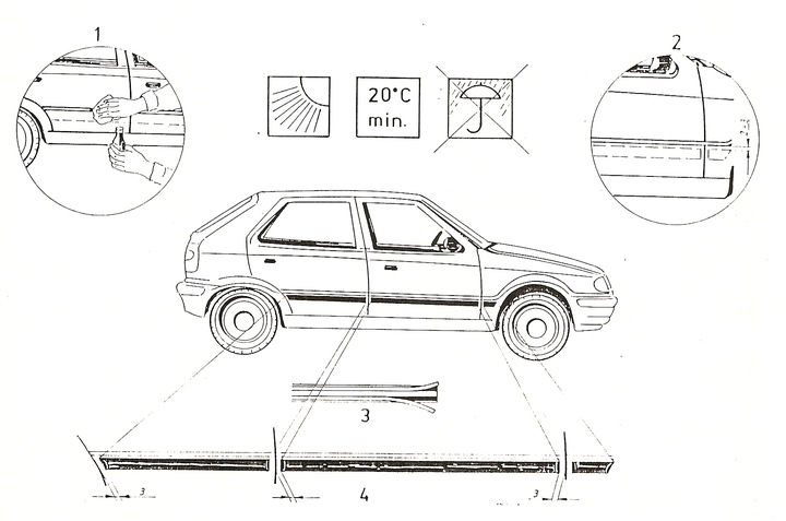 фото №7, Opel meriva b - автомобильные планки боковые