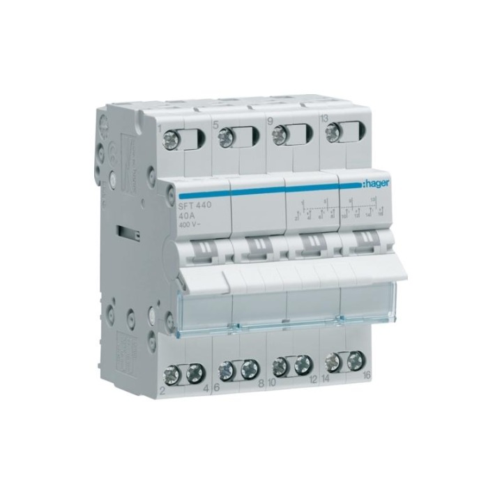 Přepínač horního napájení I-0-II 4P 40A SFT440