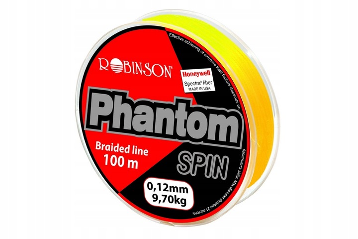 Plecionka Robinson Phantom Spin - yellow