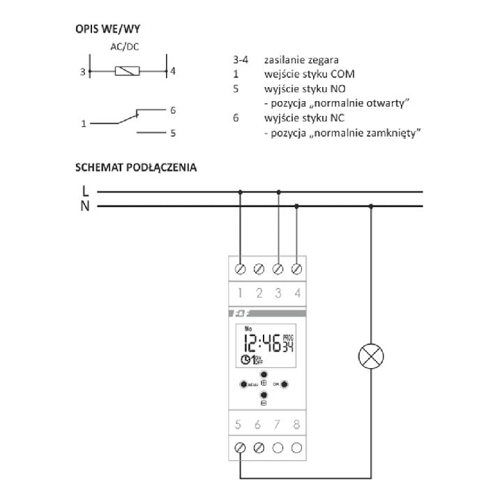 Подключение pcz 525 3 F&F PROGRAMATOR ZEGAR ASTRONOMICZNY PCZ-525 - 6946110105 - oficjalne archiwu