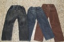 Zdjęcie oferty: H&M ENDO spodnie jeansy x 3 pary r.104