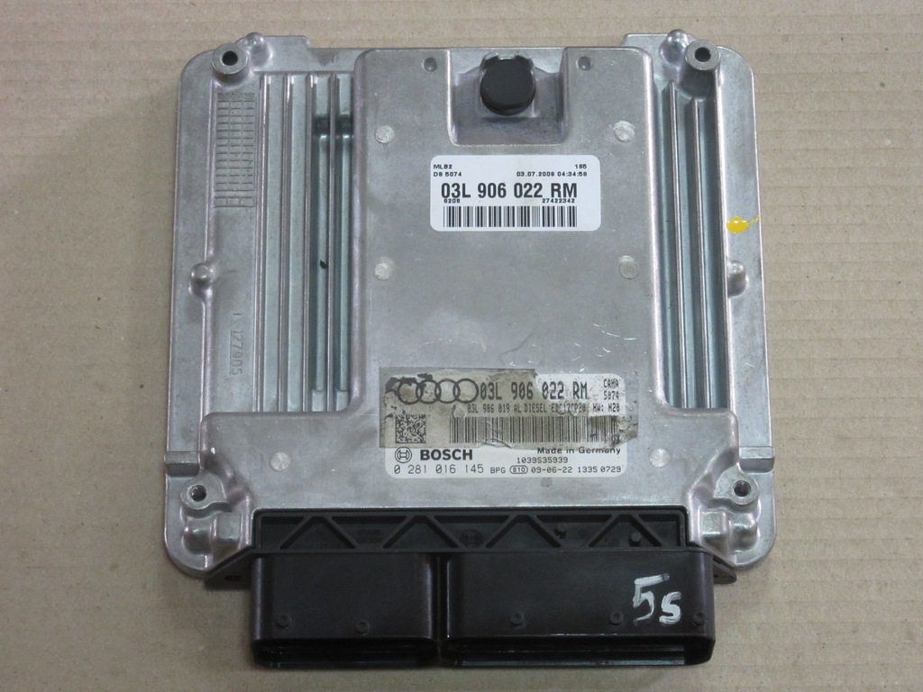 фото №5, Audi бортовой компьютер двигателя 03l906022rm 0281016145