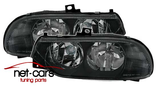 фото №1, Лампы фары alfa romeo 156 97-03 чёрные