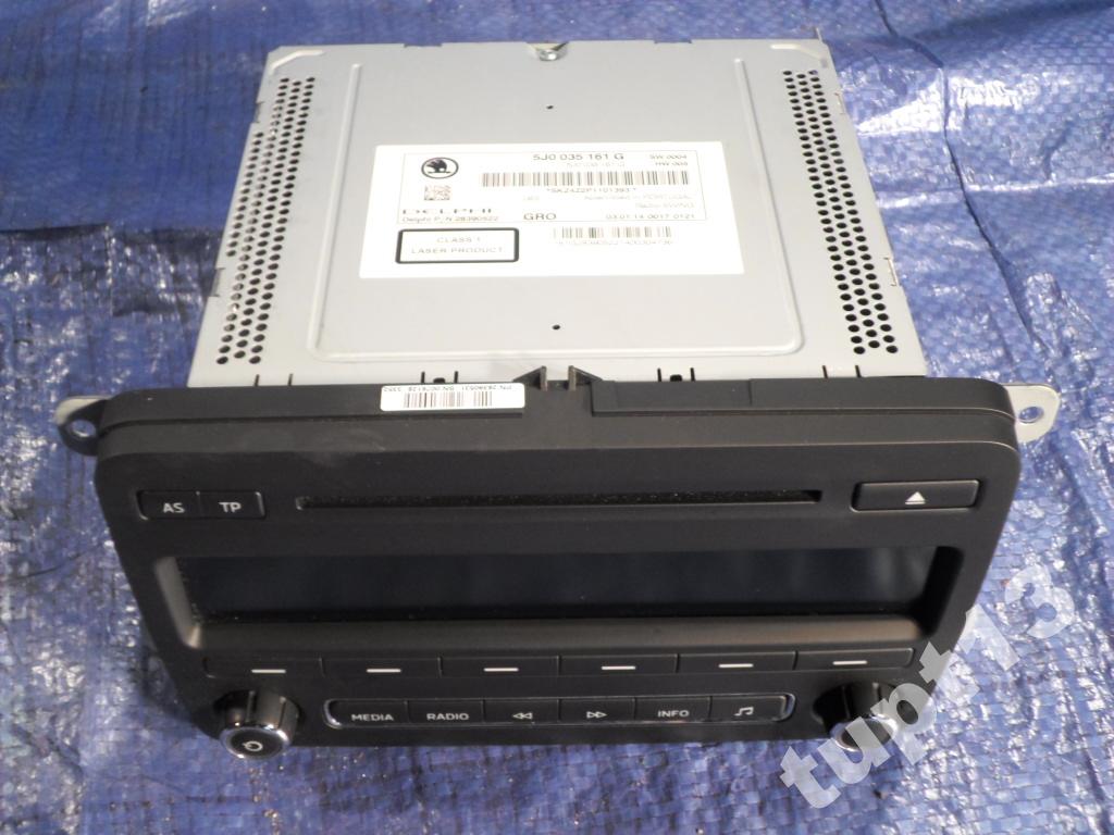 фото №3, Skoda fabia ii радіо 5j0035161g