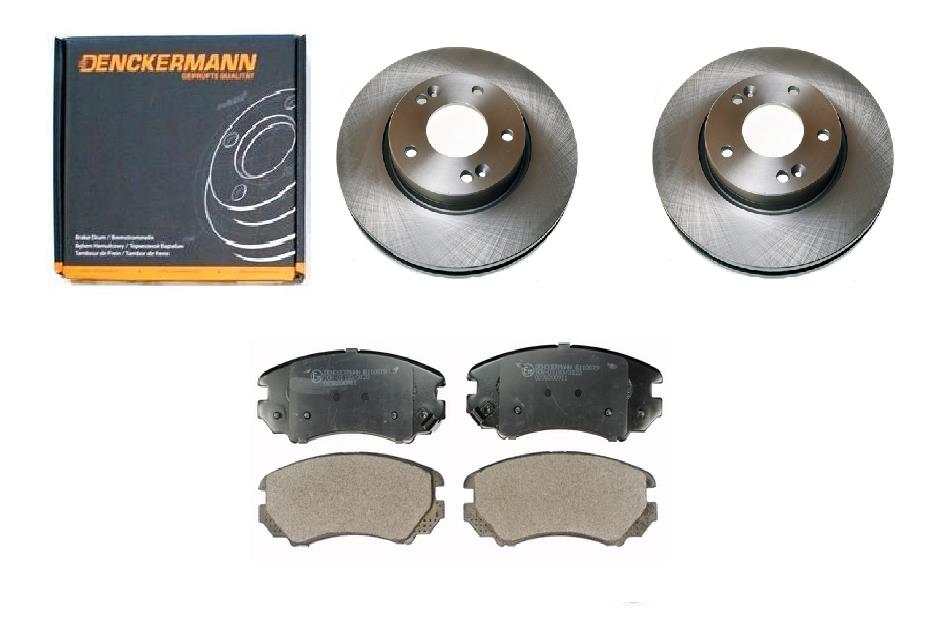 фото №1, Тормозные диски тормозные колодки hyundai tucson 2004- перед kpl 280mm