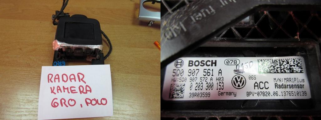 фото №1, Радар distronic камера vw polo 6r0