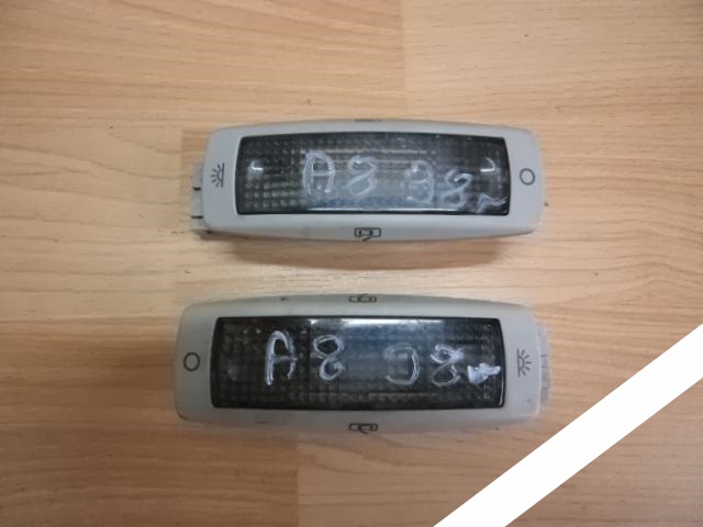 фото №1, Лампы w потолок audi a8 d2