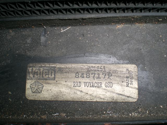 фото №5, Радіатор wody кондиціонер вентилятор voyager 2.5tdi 97