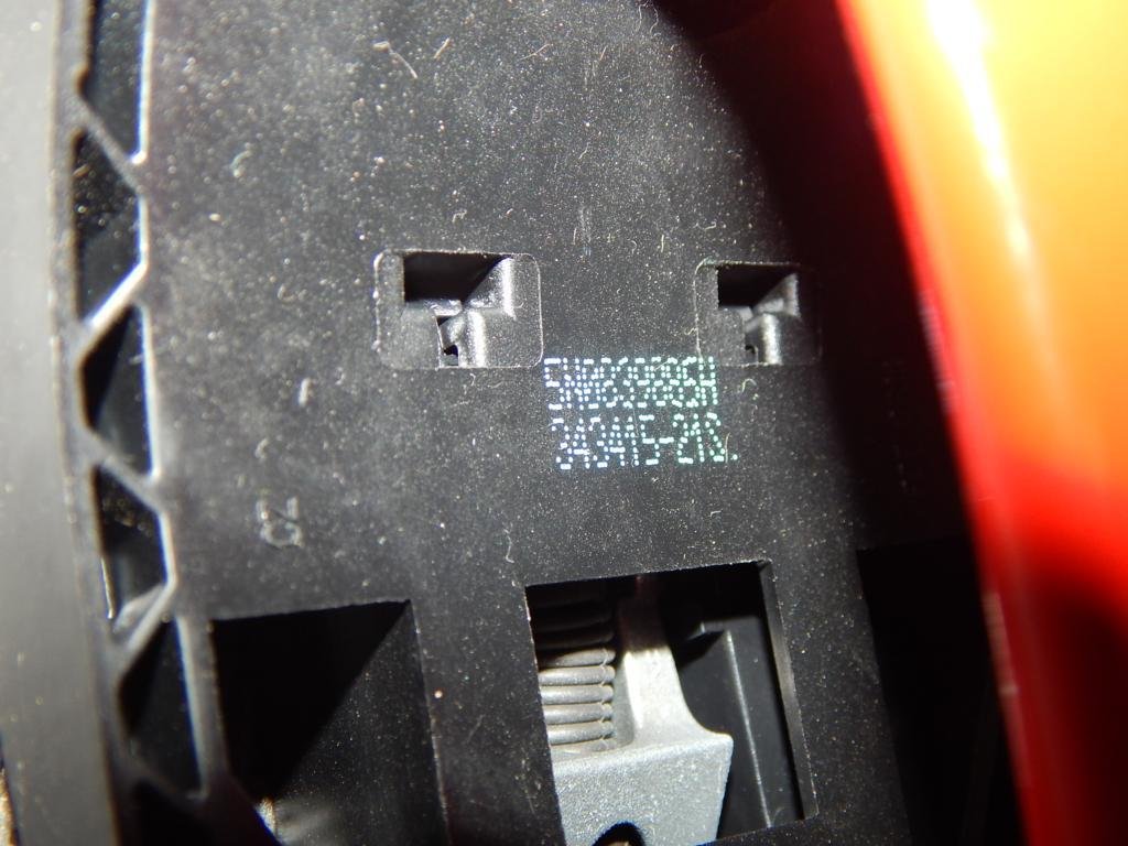 фото №2, Skoda rapid ручка зовнішня правий задня lf3k