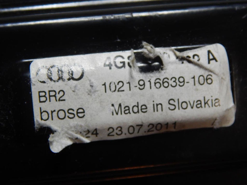 фото №3, Audi a7 4g механізм скло правий задня 4g8839462a