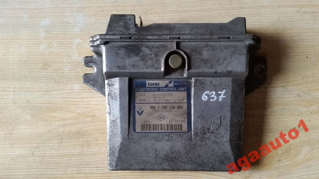 фото №1, Бортовий комп'ютер блок керування clio hom7700104956