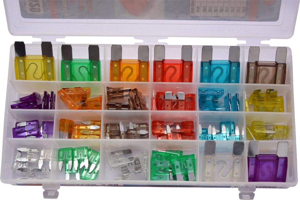 фото №1, Комплект запобіжників mini стандарт maxi 88 sztuk