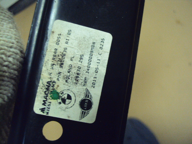 фото №5, Механізм вікон лівий задня mini r60 countryman