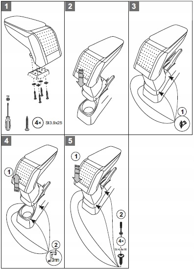фото №7, Підлокітник шкіряний citroen c3 2017-