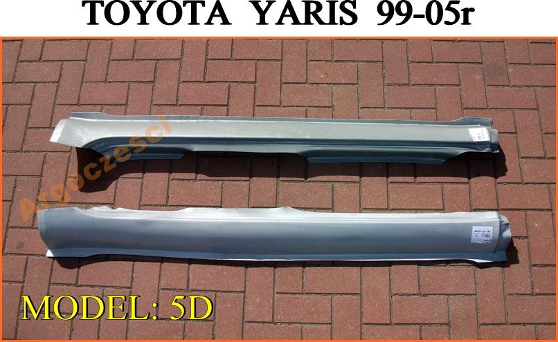 фото №2, Toyota yaris 99-05 5-дверь порог пороги новый левый оцинковка