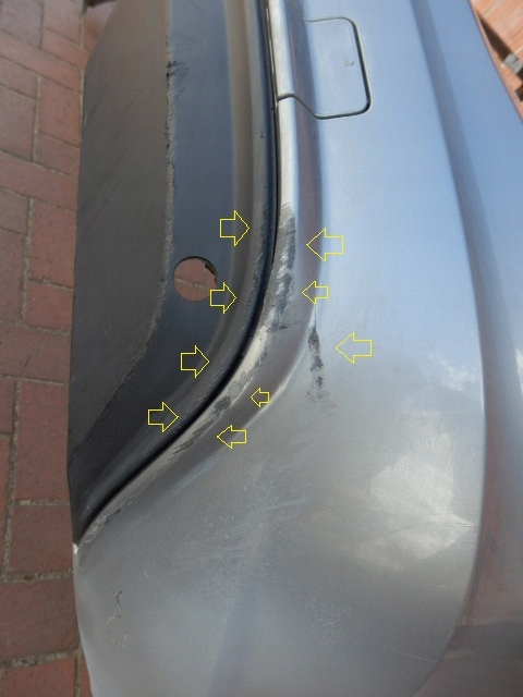 фото №10, Бампер задняя задний mercedes w204 amg c-klasa kombi