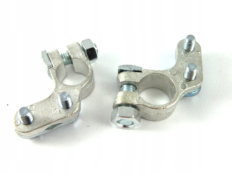 фото №3, Клеми do акумулятор mosiądz mosiężne комплект + -