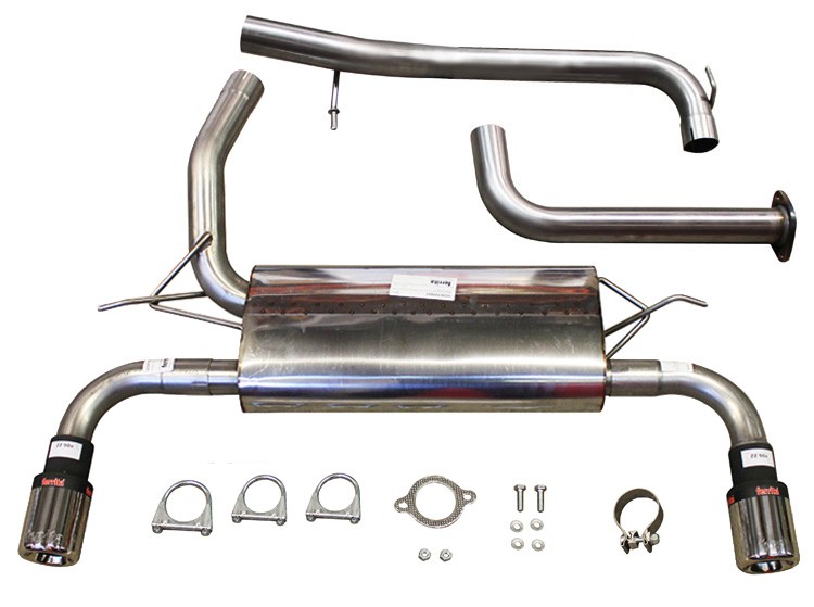 фото №1, Вихлоп volvo t5 s40 ii / v50 ferrita 2,5"