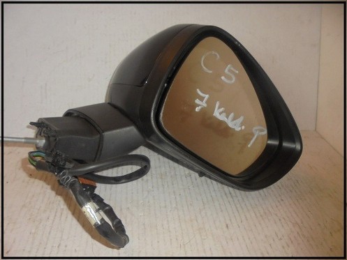 фото №1, Citroen c5 iii дзеркало праве 7 pin