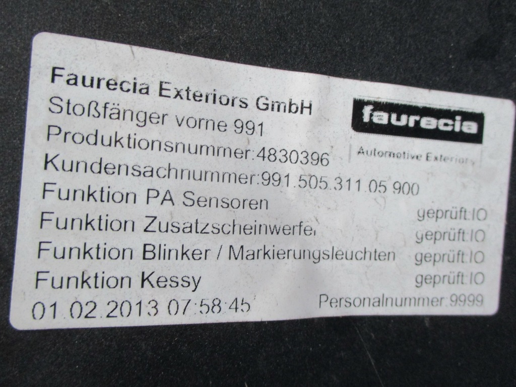 фото №7, Porsche 991 techart 911 +накладка-спойлер бампер передній