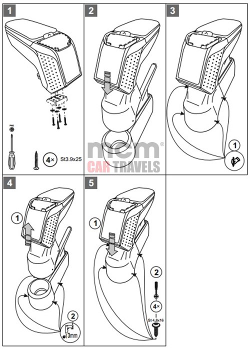 фото №10, Подлокотник seat mii 2012-| rati armster 2 silver