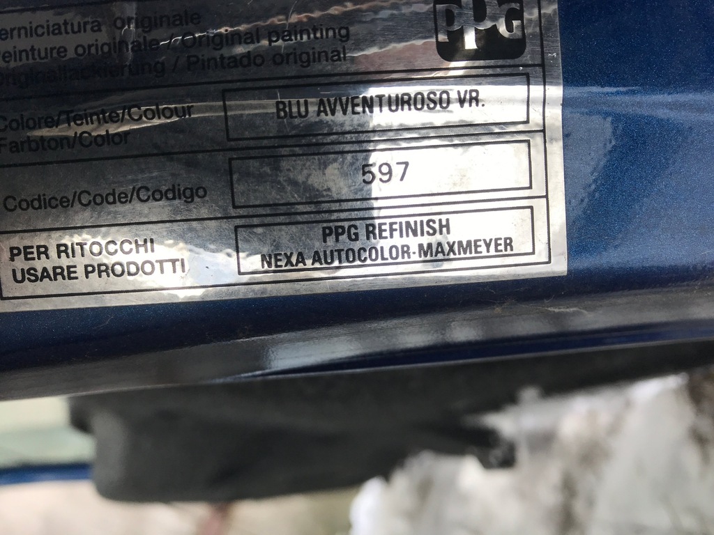 фото №5, Fiat panda кришка багажника задня скло 597 blu avventuroso v