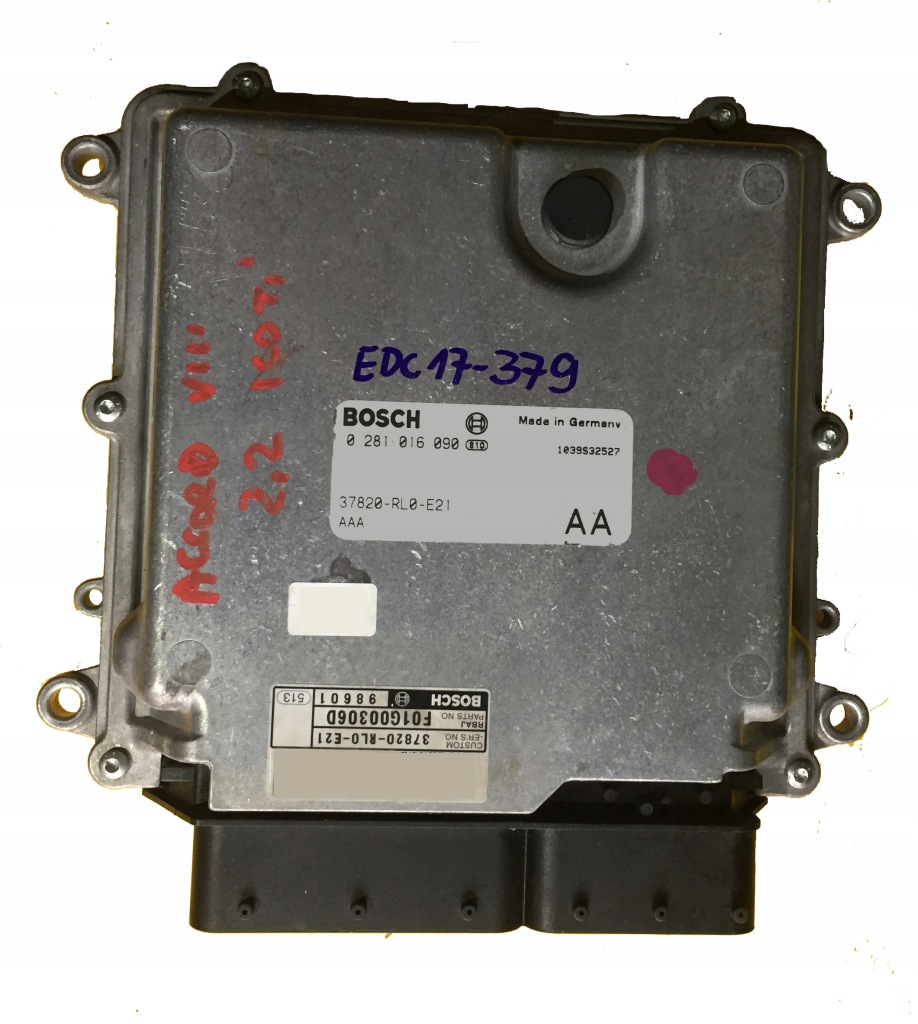 фото №1, Ecu honda accord 2.2 0281016090 37820rl0e21 dopisz