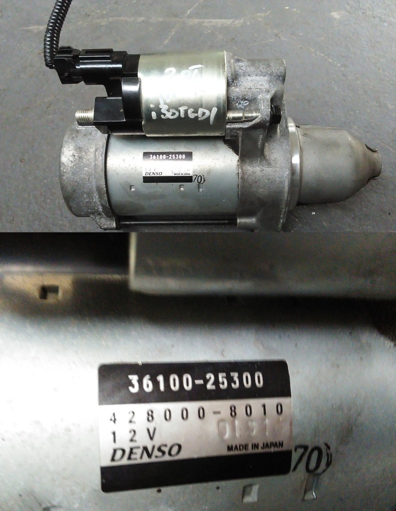 фото №1, Hyundai i30 iii 2017 n 2.0t стартер 36100-25300