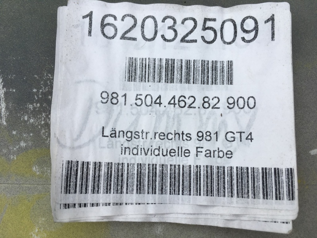 фото №9, Молдинг порог правая porsche boxster 981 cayman gt4