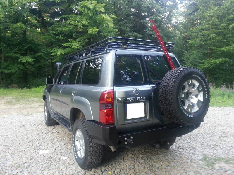 фото №12, Nissan patrol y61 gu4 бампер задня na колесо +безкоштовно