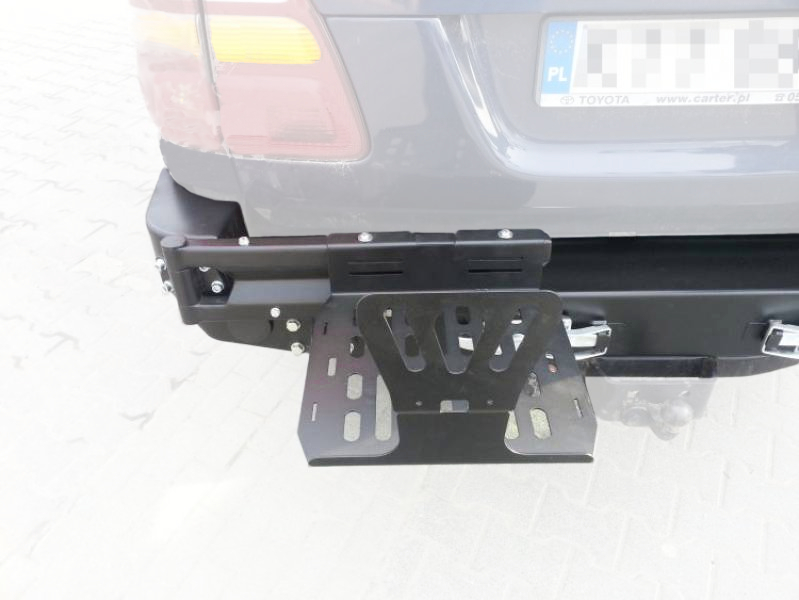 фото №9, Бампер задняя кронштейн колеса toyota land cruiser 100