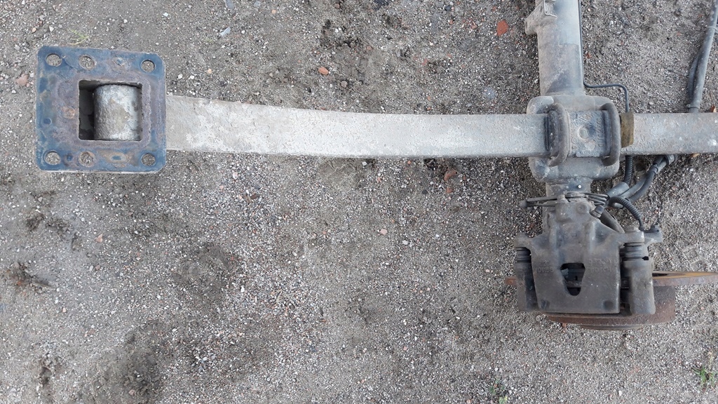 фото №7, Задня oś renault master movano 98-09 pod abs r16