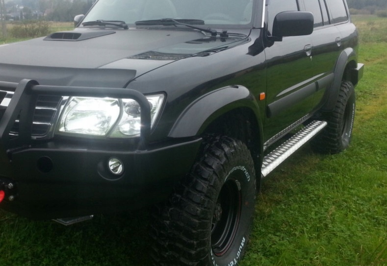 фото №8, Пороги боковой nissan patrol gr y61 длинный long 4up