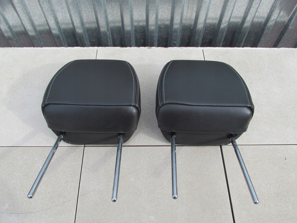 фото №1, Подголовник перед кожа белый нитка ecosport 2016 r