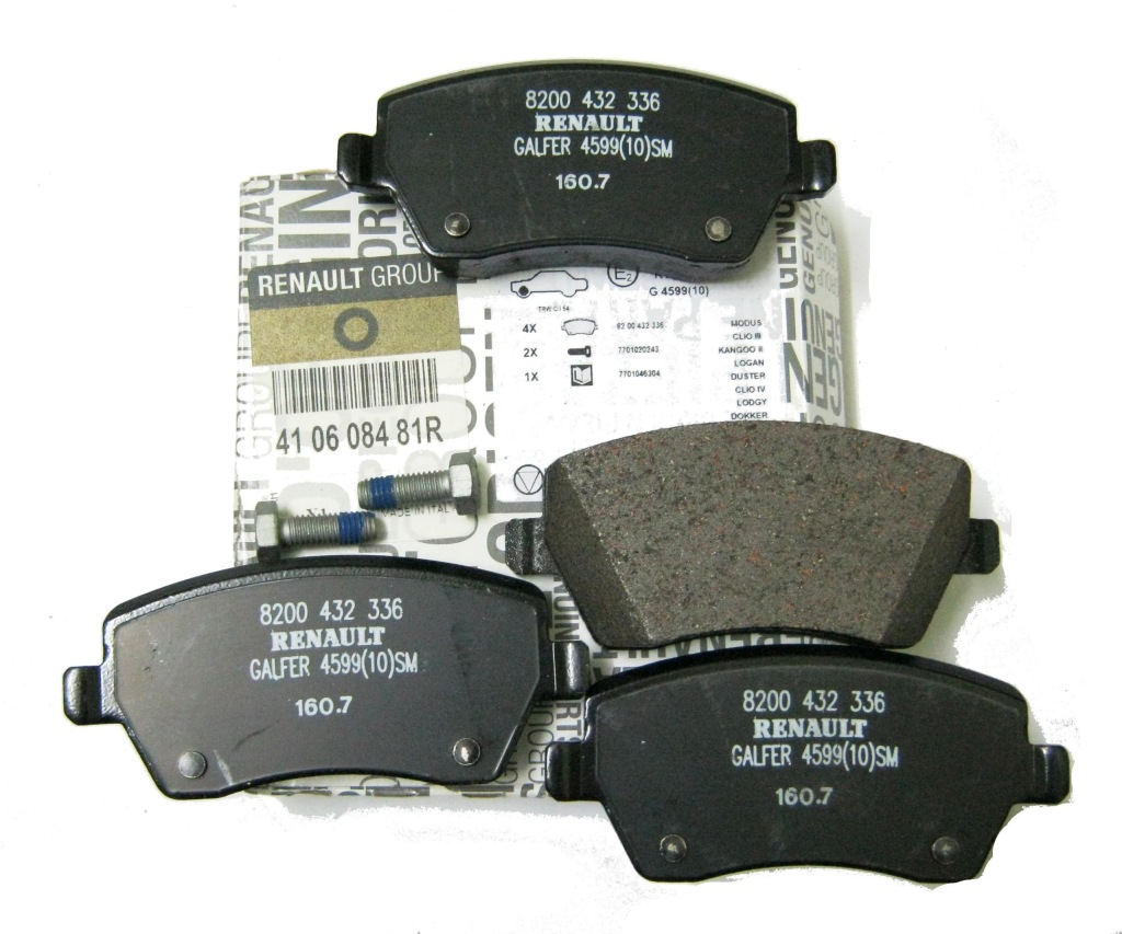 фото №1, Гальмівні колодки гальмівні перед dacia duster dokker logan