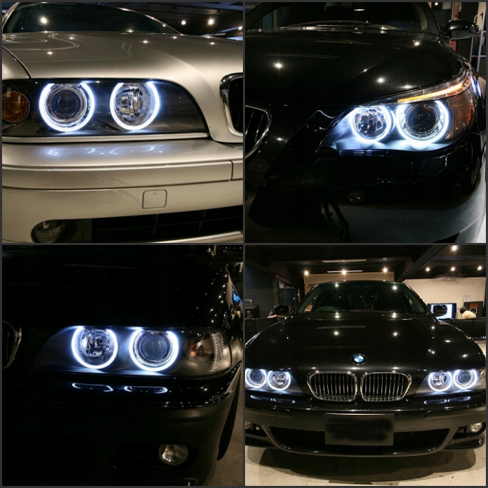 фото №15, Лампочка кольца angel eyes маркер маркерные огни led 12w bmw 3 e90 e91 canbus 2szt