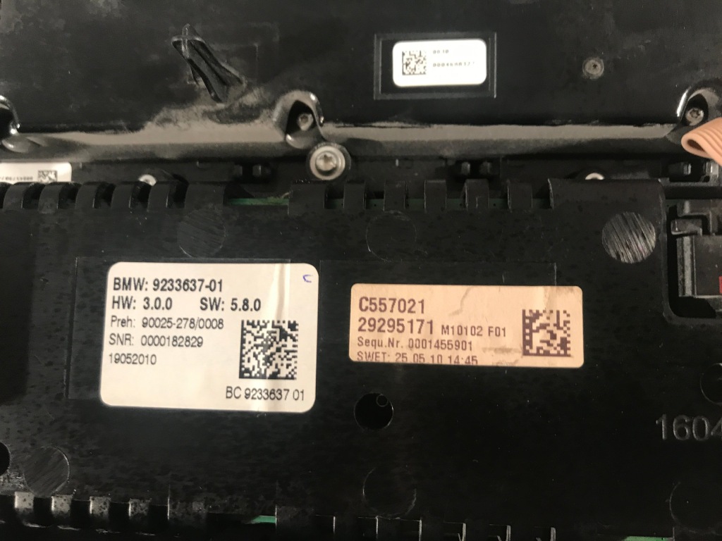 фото №5, Bmw 7 f01 панель радио кондиционера климат-контроль