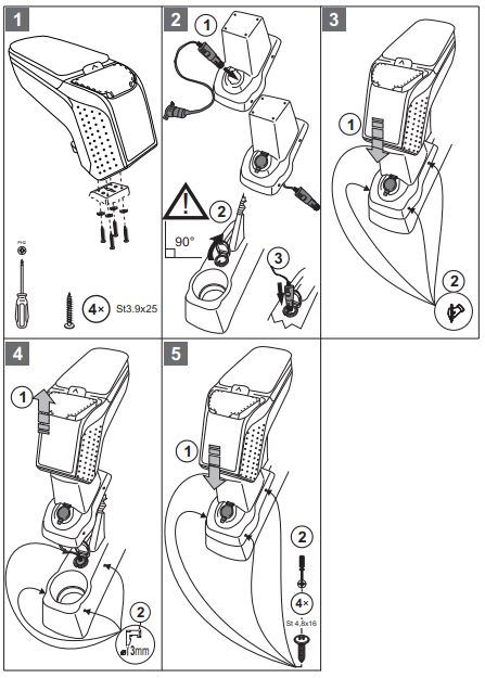 фото №10, Підлокітник armster 2 black dacia spring 2021-2024