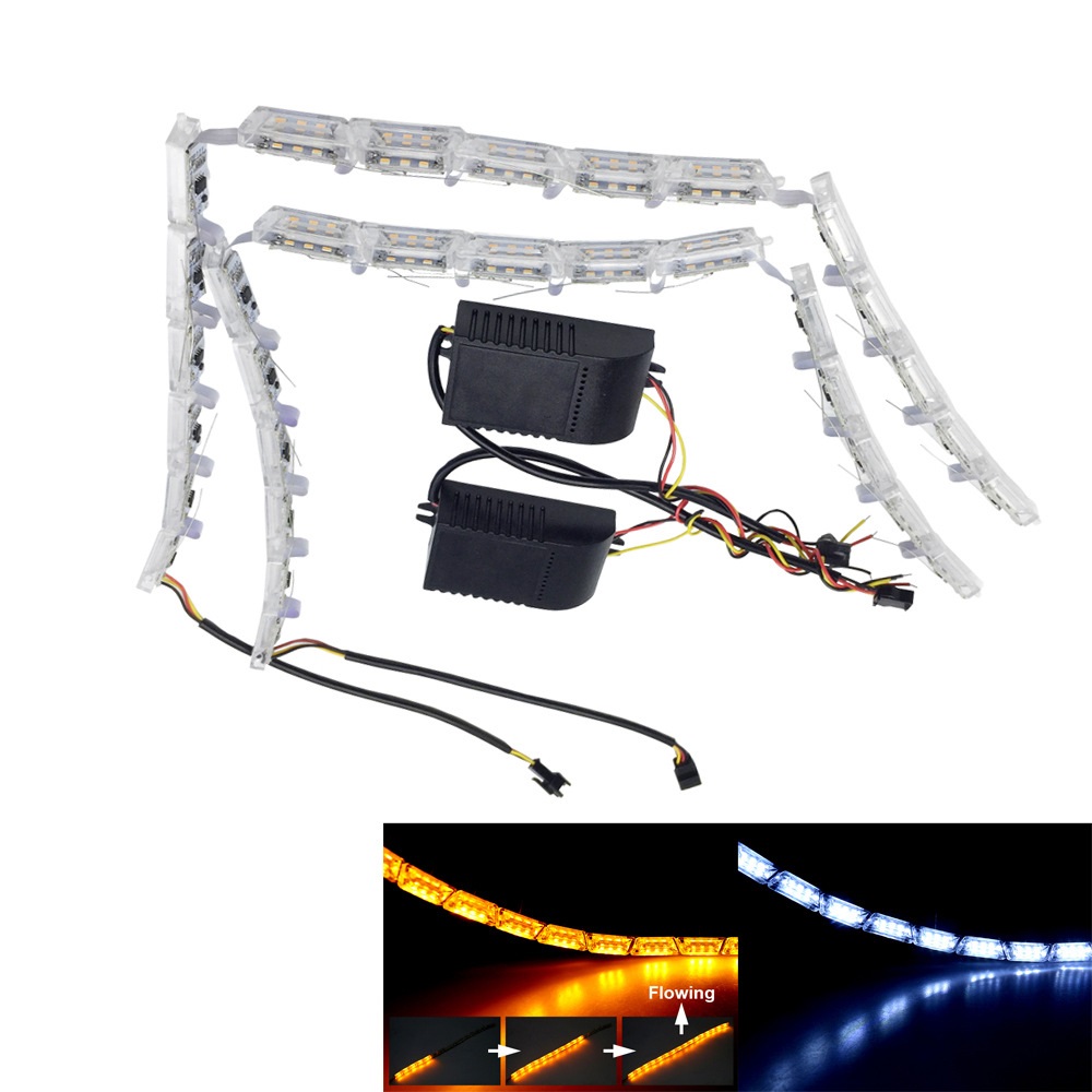 фото №11, Ремінь modułowy led денні płynący поворотник