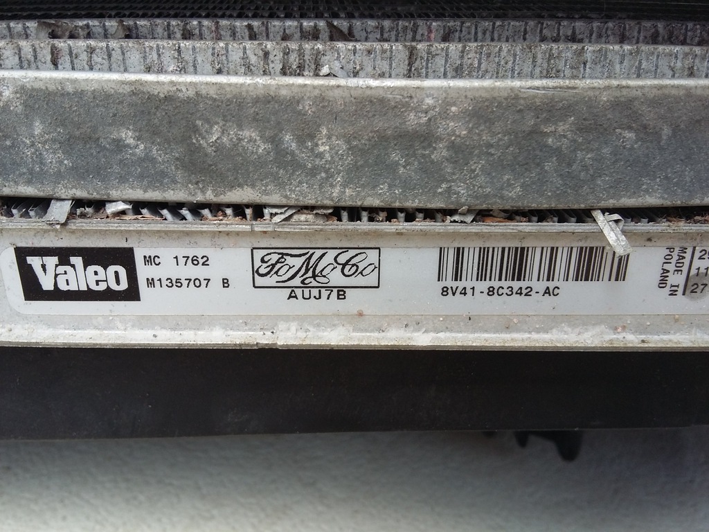 фото №7, Ford kuga mk1 комплект радіатор + вентилятор