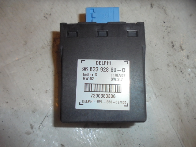 фото №1, Citroen c4 picasso модуль сигнализация 9663392880