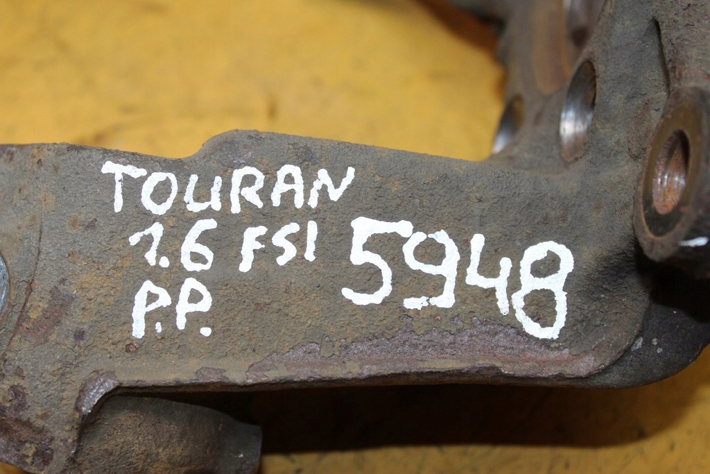 фото №10, Поворотний кулак колеса правий перед vw touran 1.6fsi